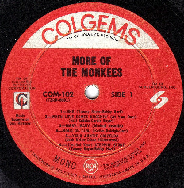 Monkees, The : More Of The Monkees (LP,Album,Mono)