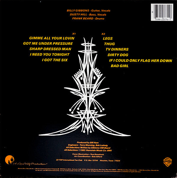 ZZ Top : Eliminator (LP,Album)