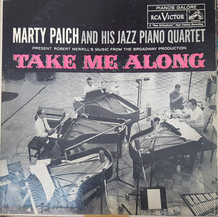Marty Paich And His Jazz Piano Quartet : Take Me Along  (LP,Stereo)