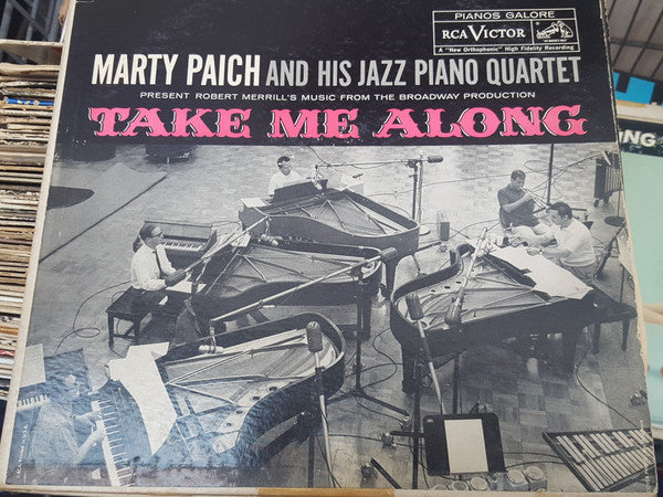 Marty Paich And His Jazz Piano Quartet : Take Me Along  (LP,Stereo)