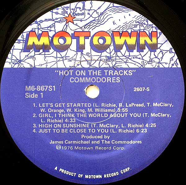 Commodores : Hot On The Tracks (LP,Album)