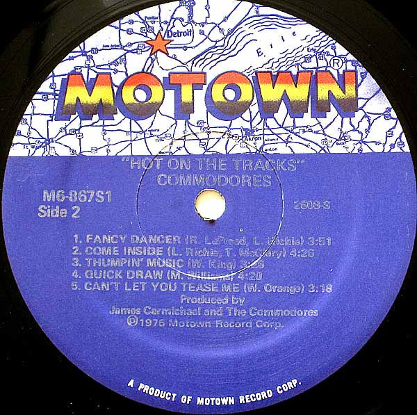 Commodores : Hot On The Tracks (LP,Album)