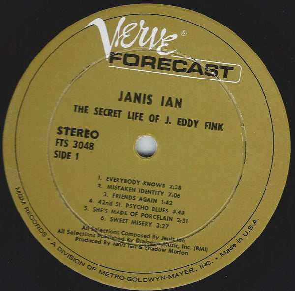 Janis Ian : The Secret Life Of J. Eddy Fink (LP,Album,Stereo)