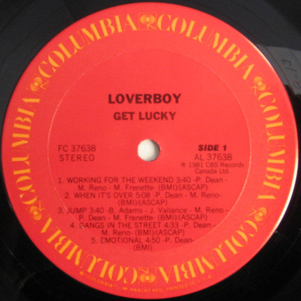 Loverboy : Get Lucky (LP,Album)