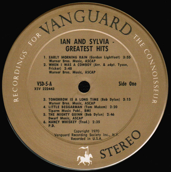 Ian & Sylvia : Greatest Hits! (LP,Compilation,Stereo)