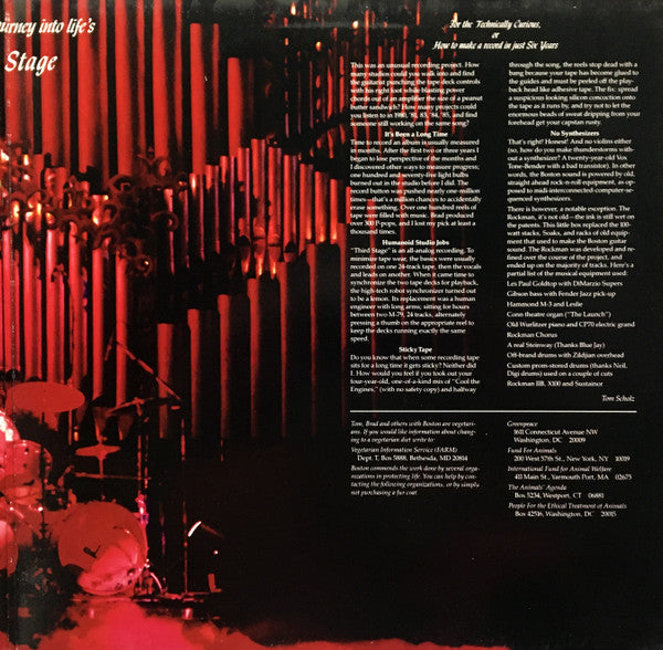 Boston : Third Stage (LP,Album)