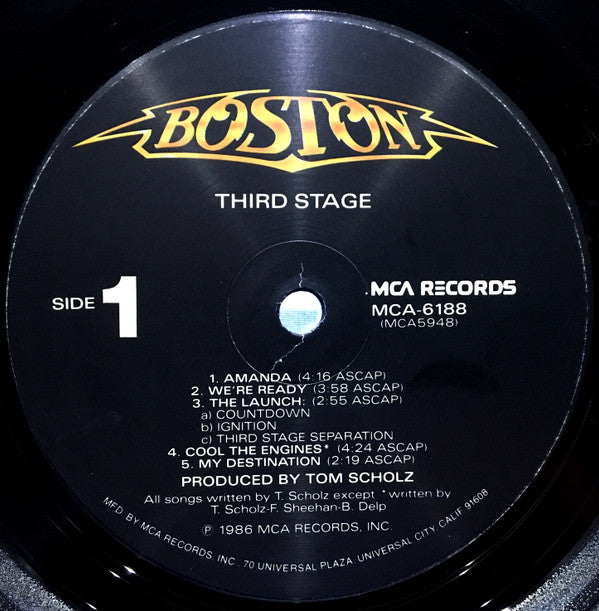 Boston : Third Stage (LP,Album)