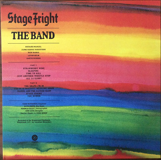 Band, The : Stage Fright (LP,Album,Reissue)