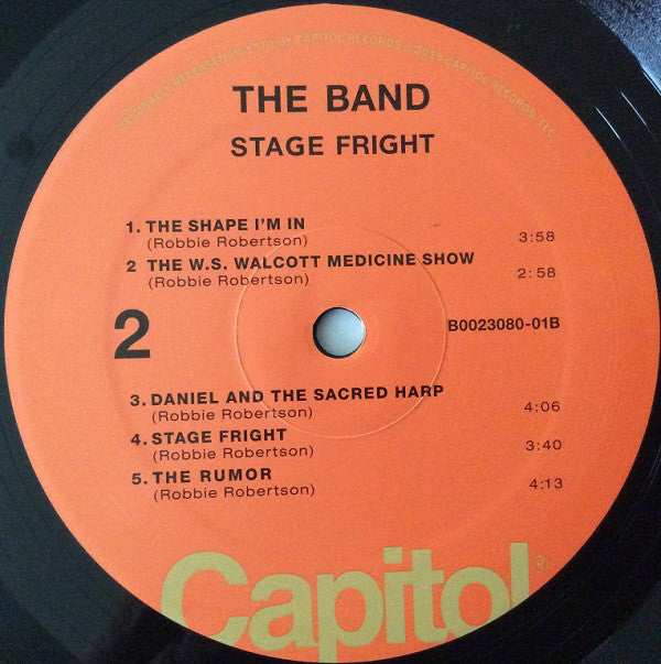 Band, The : Stage Fright (LP,Album,Reissue)