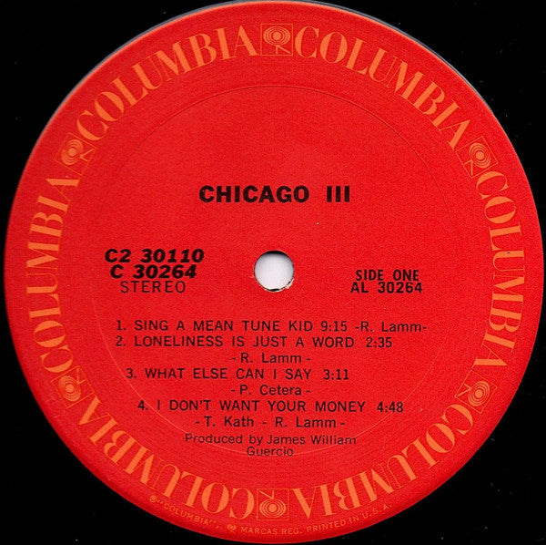 Chicago (2) : Chicago III (LP,Album,Stereo)
