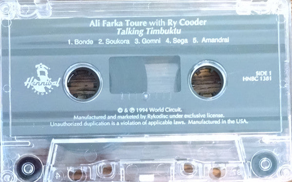 Ali Farka Touré With Ry Cooder : Talking Timbuktu (Album)
