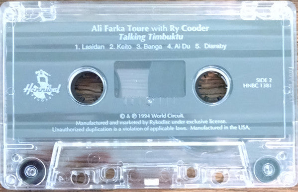 Ali Farka Touré With Ry Cooder : Talking Timbuktu (Album)