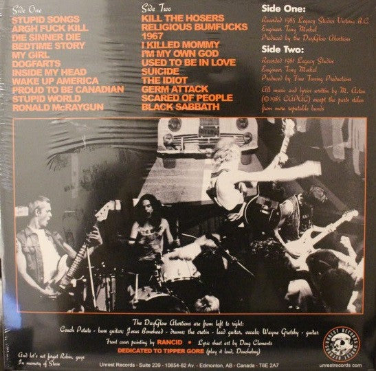 Dayglo Abortions : Feed Us A Fetus (LP,Album,Reissue,Remastered,Special Edition)
