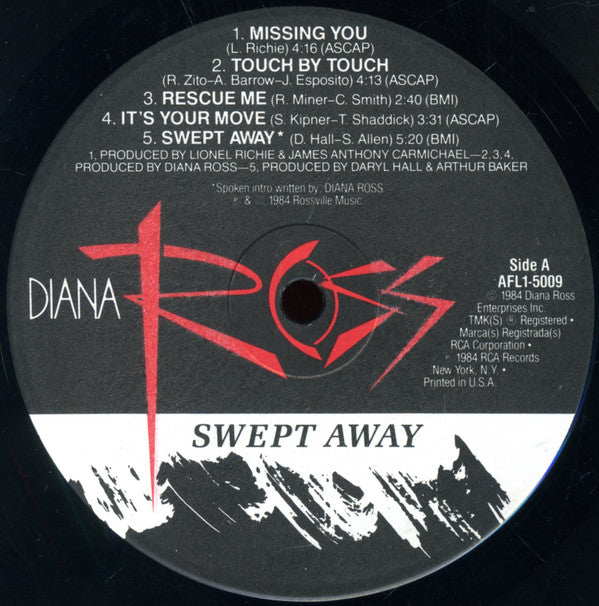 Diana Ross : Swept Away (LP,Album)