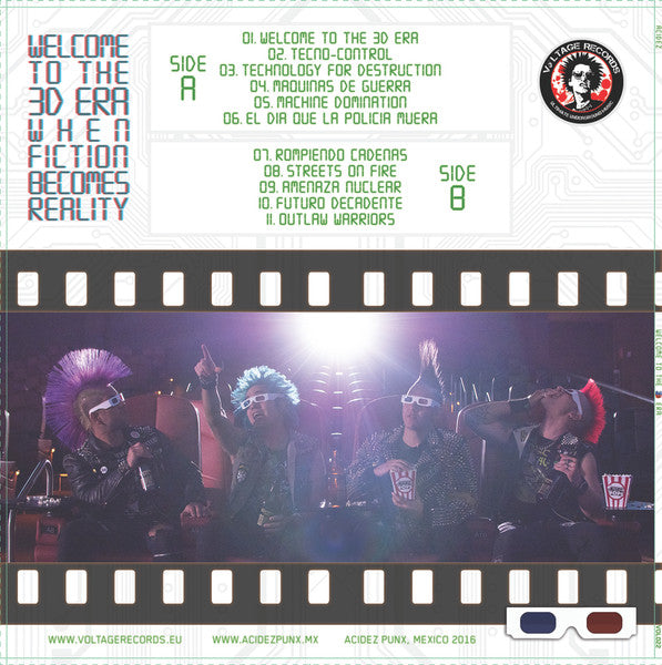 Acidez : Welcome To The 3D Era (LP,Album)