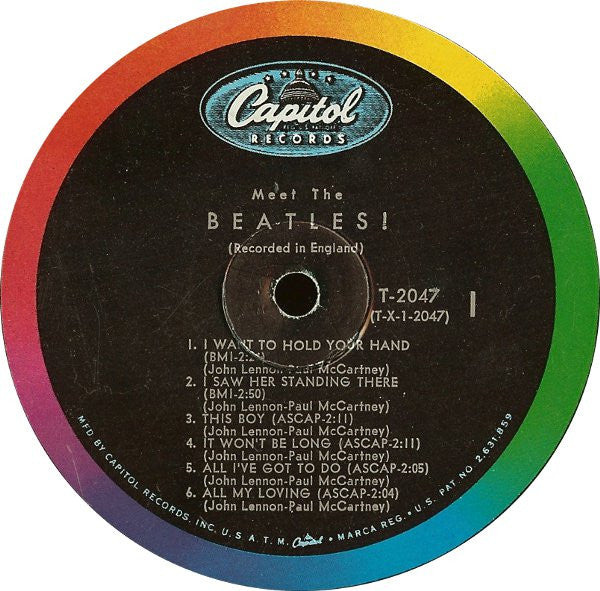 Beatles, The : Meet The Beatles! (LP,Album,Mono)