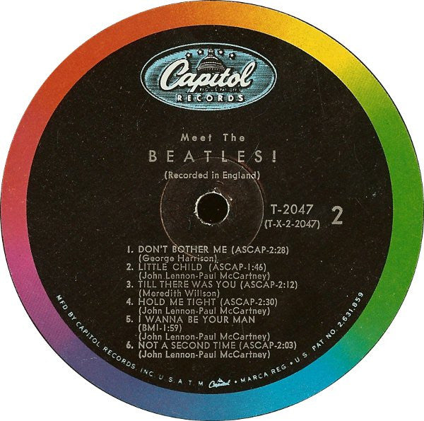 Beatles, The : Meet The Beatles! (LP,Album,Mono)