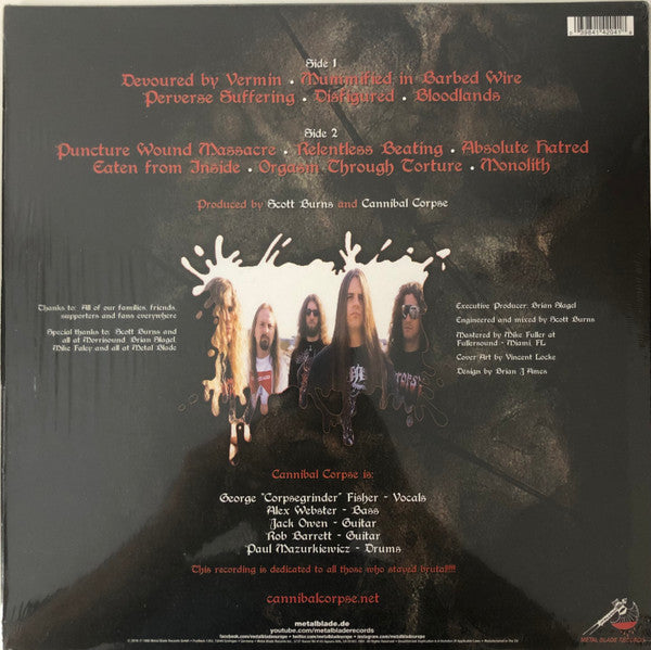 Cannibal Corpse : Vile (LP,Album,Reissue,Repress)
