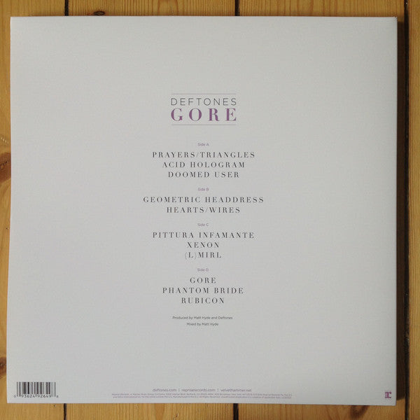 Deftones : Gore (LP,Album,Limited Edition)