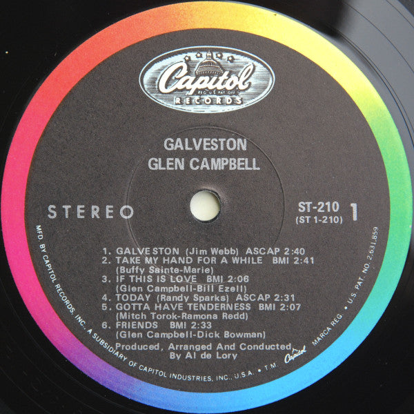Glen Campbell : Galveston (LP,Album)