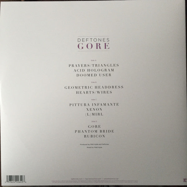 Deftones : Gore (LP,Album,Limited Edition)