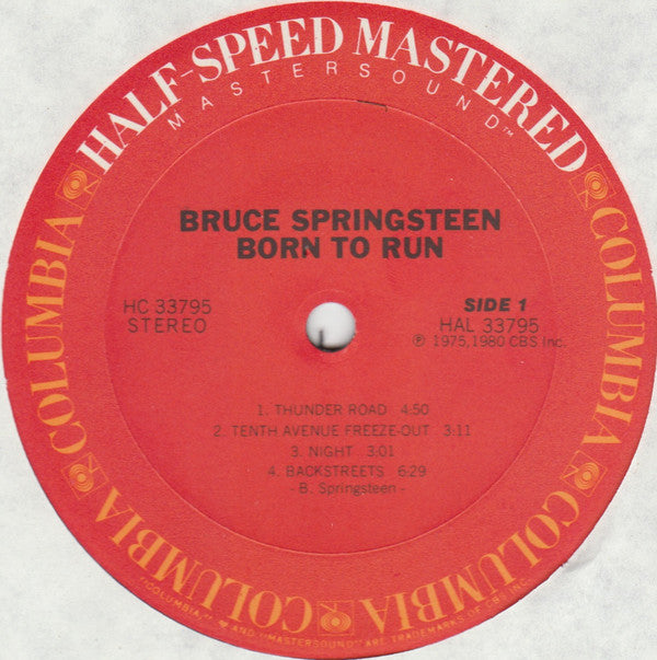 Bruce Springsteen : Born To Run (LP,Album,Reissue,Stereo)