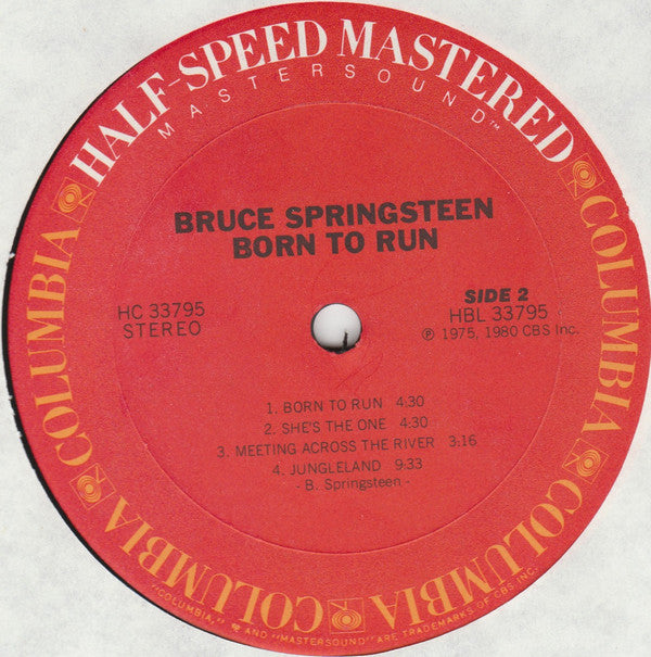 Bruce Springsteen : Born To Run (LP,Album,Reissue,Stereo)