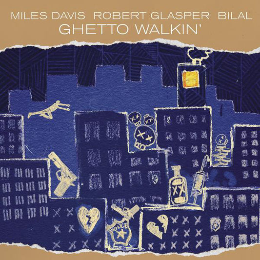 Miles Davis, Robert Glasper, Bilal : Ghetto Walkin' (12",33 ⅓ RPM,Limited Edition)