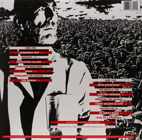 Queensrÿche : Operation: Mindcrime (LP,Album,Reissue)