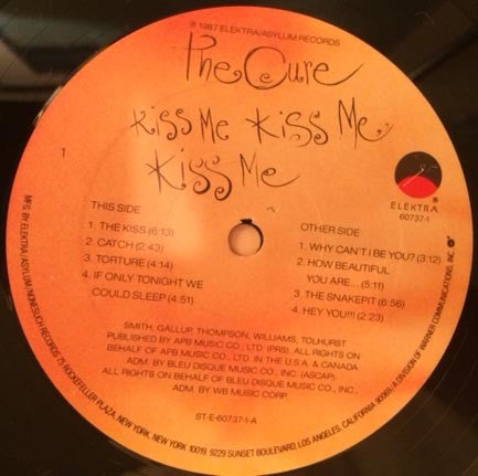 Cure, The : Kiss Me Kiss Me Kiss Me (LP,Album)