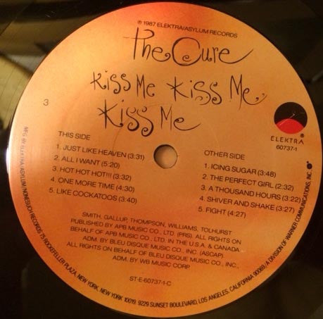 Cure, The : Kiss Me Kiss Me Kiss Me (LP,Album)