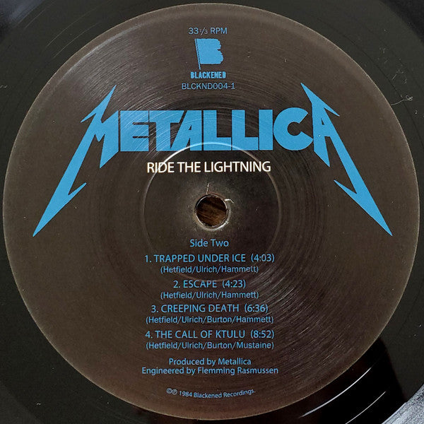 Metallica : Ride The Lightning (LP,Album,Reissue,Remastered)