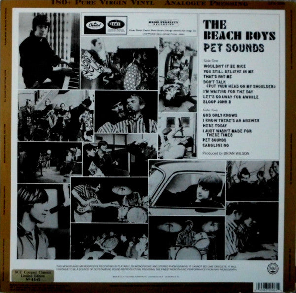 Beach Boys, The : Pet Sounds (LP,Album,Limited Edition,Numbered,Reissue,Remastered,Mono)