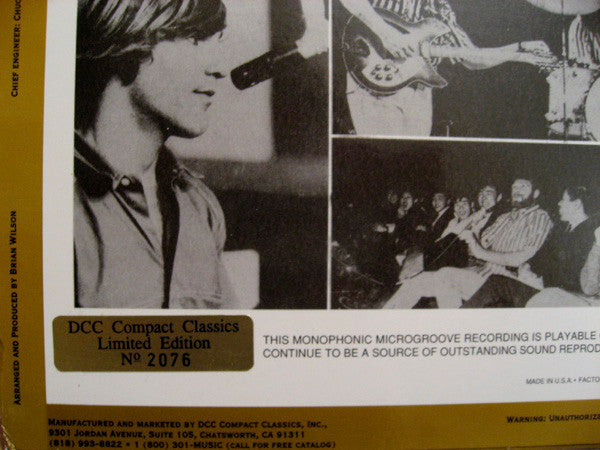 Beach Boys, The : Pet Sounds (LP,Album,Limited Edition,Numbered,Reissue,Remastered,Mono)