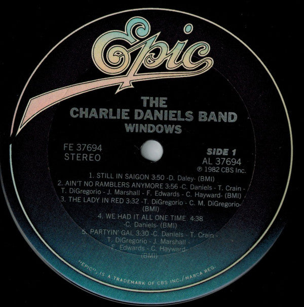 Charlie Daniels Band, The : Windows (LP,Album)