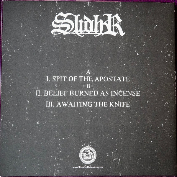 Slidhr : Spit Of The Apostate (12",45 RPM,Mini-Album)