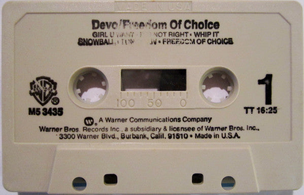 Devo : Freedom Of Choice (Album)