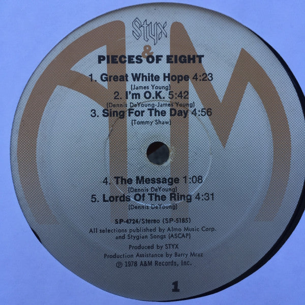 Styx : Pieces Of Eight (LP,Album)