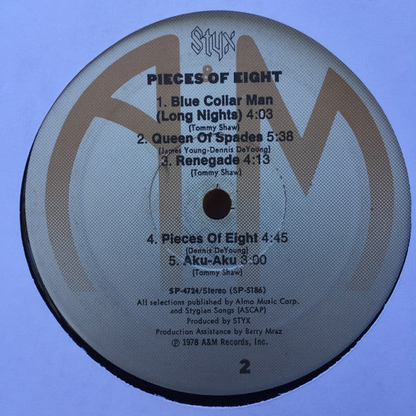 Styx : Pieces Of Eight (LP,Album)