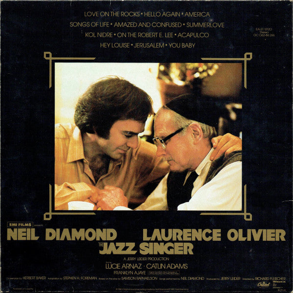 Neil Diamond : The Jazz Singer (Original Songs From The Motion Picture) (LP,Album,Stereo)