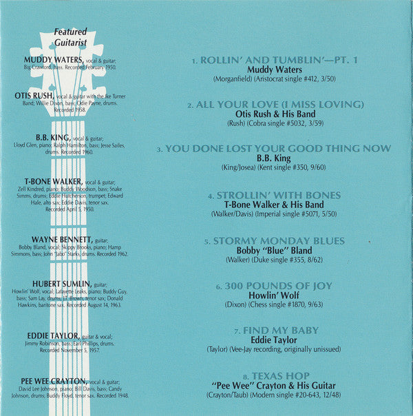 Various : Guitar Player Presents Legends Of Guitar - Electric Blues, Vol. 1 (Compilation)