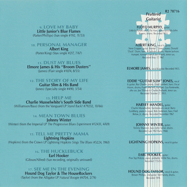 Various : Guitar Player Presents Legends Of Guitar - Electric Blues, Vol. 1 (Compilation)