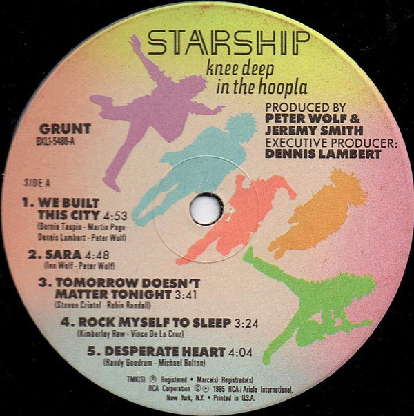Starship (2) : Knee Deep In The Hoopla (LP,Album)