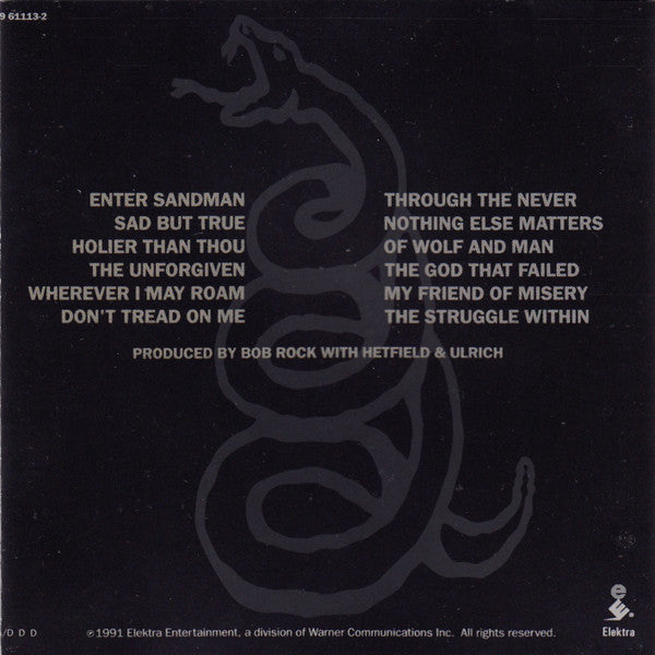 Metallica : Metallica (Album,Reissue)