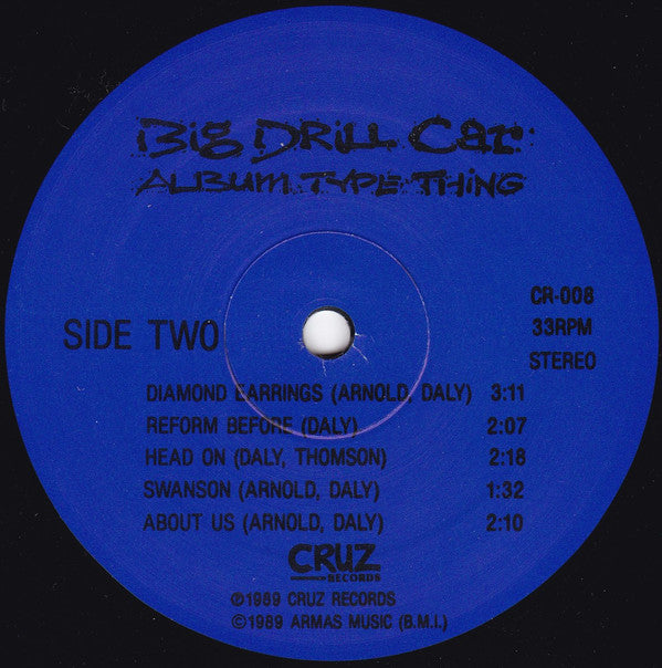 Big Drill Car : Album Type Thing (LP,Album,Stereo)