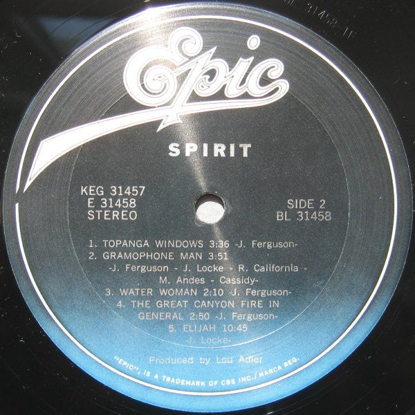 Spirit (8) : Spirit (LP,Compilation,Reissue)