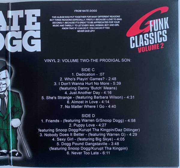 Nate Dogg : G Funk Classics Vol. 1 & 2 (LP,Album,Reissue)