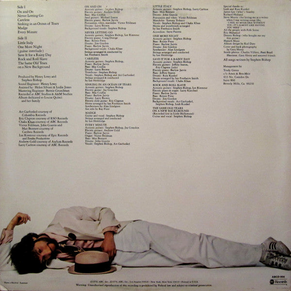 Stephen Bishop : Careless (LP,Album)