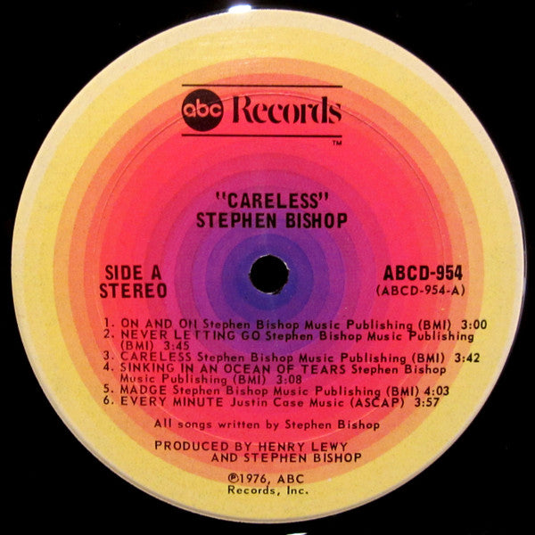 Stephen Bishop : Careless (LP,Album)