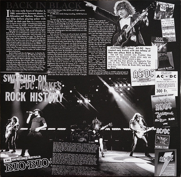 AC/DC : Back In Black (LP,Album,Reissue,Remastered)